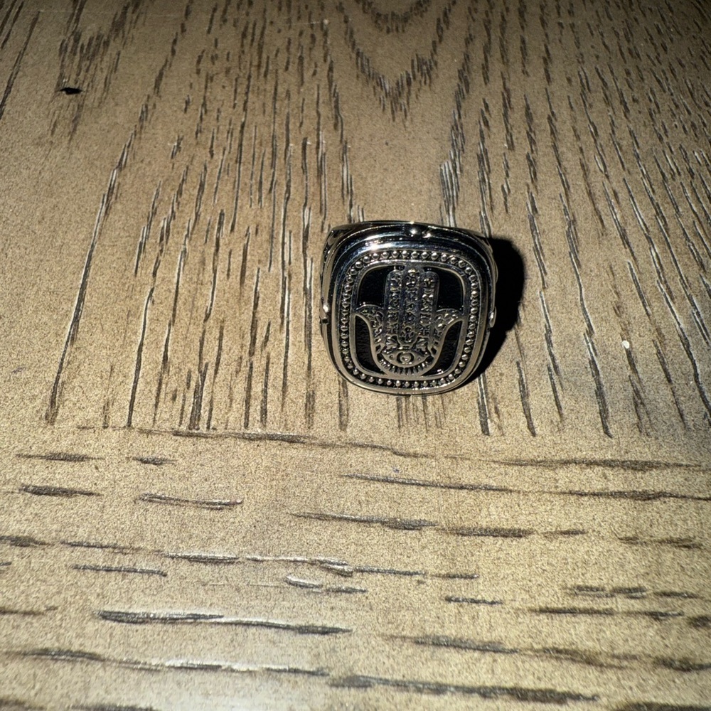 Silver Ornate Men's Ring